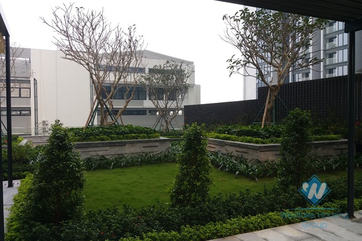 Waiting furnished two bedrooms apartment for rent in Vinhome Metropolis, Ba Dinh district, Ha Noi